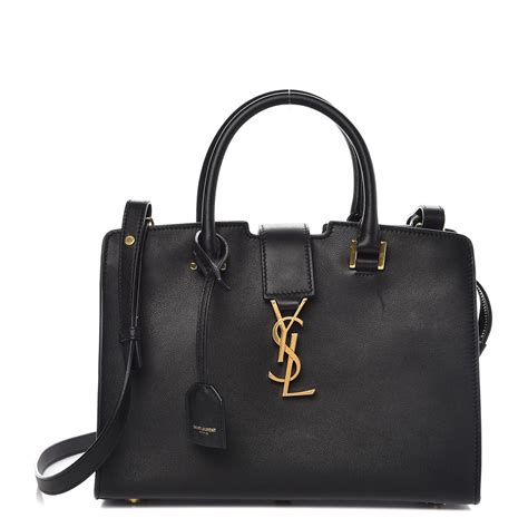 ysl baby cabas bag|SAINT LAURENT Calfskin Monogram Baby Cabas Black.